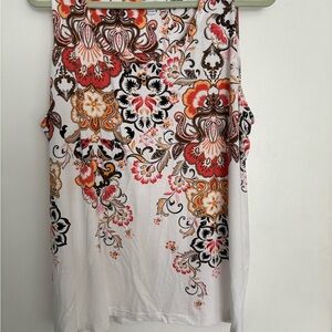 Floral Sleeveless Top - Multicolor Chico size 4 (16)